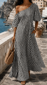 Amalfi Dress | Elegant Maxi with Coastal Ease