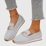 Horsebit Detail Comfort Real Leather Loafers