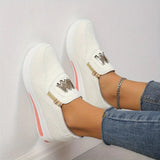 Alicia - Zapatillas cómodas con cremallera