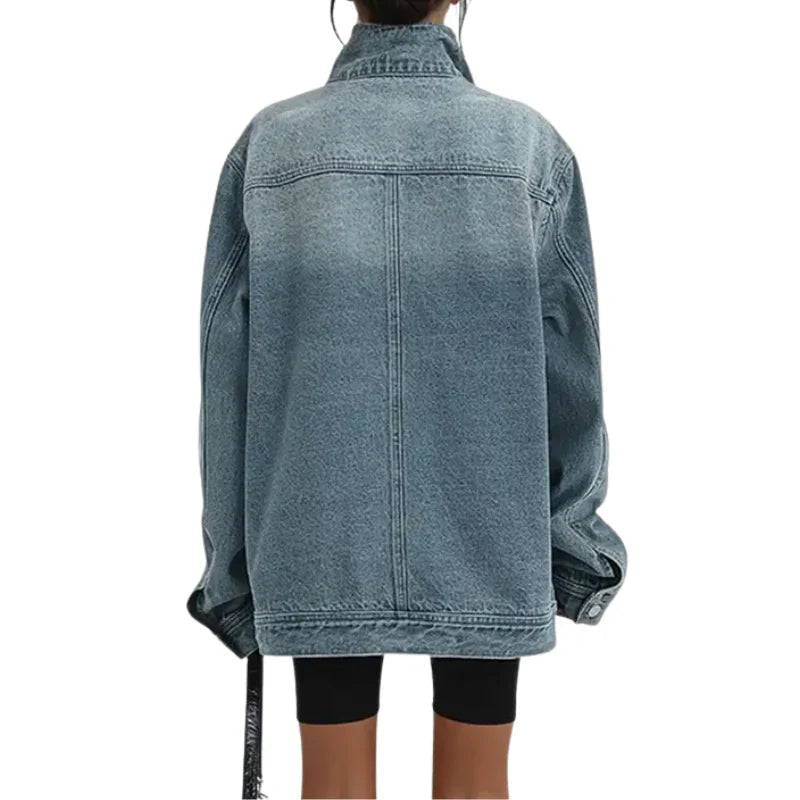 Cleo | Chaqueta asimétrica urbana con botones