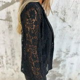 Ariadna - Blazer de encaje floral