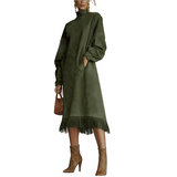 Teresa – Vestido fluido de ante sintético