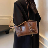 Renata - Bolso vintage de piel sintética
