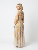 Cressida - Floral Sheer Long Sleeve Maxi Dress